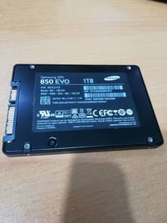 Samsung EVO 850 1TB 2.5" SATA SSD with Excellent health & performance