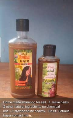 shampoo & oil