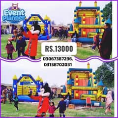 Jumping Castle|Kids| Rides |Bacha Party| Baby Toys|Birthday Decoratio