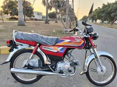 HONDA CD 70 MODEL 2024/25 KM 3200 TOTAL GENUINE BIKE APL 4