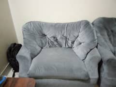 7 Seater Sofa Set in Welvet cloth