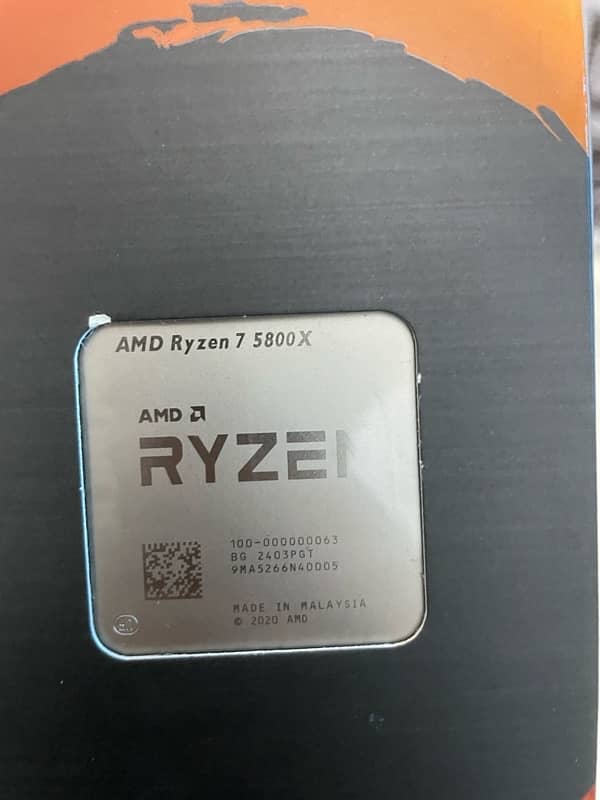 AMD RYZEN 7 5800x BRAND NEW 2