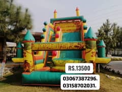 jumping castle /jumping slide / token ride /birthday decoration