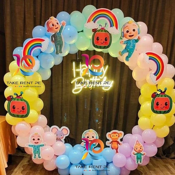 jumping castle /jumping slide / token ride /birthday decoration 2