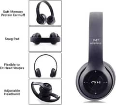 " P47 Bluetooth Headphones - Your Ultimate Gaming Partner! "