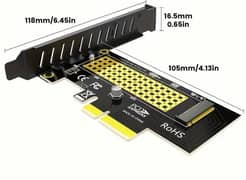 JEYI M. 2 NVMe to PCIe 4.0 x1,4x,x16 Adapter,