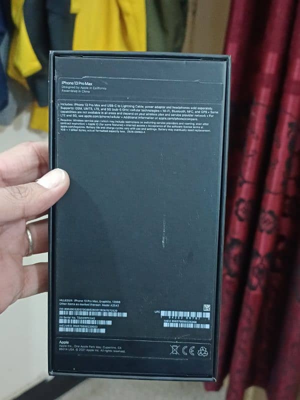 iPhone 13 pro max 128gb factry unlock Non PTA Non Actve 4mnth sim time 1