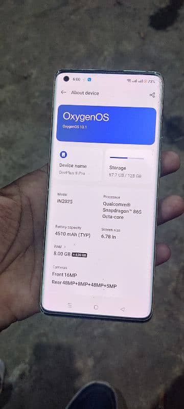 one plus 8 pro 8gb 128gb read add 8