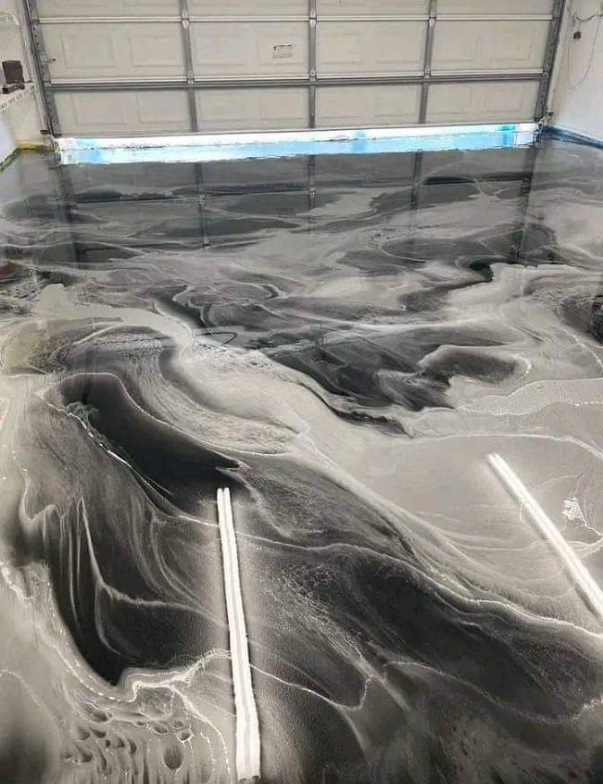 Epoxy flooring Services || Waterfalls making  Relief Art services 3