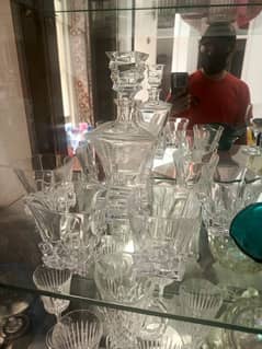 crystal bottle with six glasses set(03002112474)