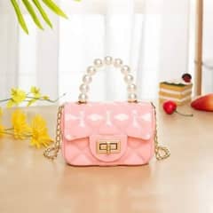 Girls plastic Qualted Hand Bags