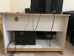 Barely used 8 computer tables for offices or home work space.