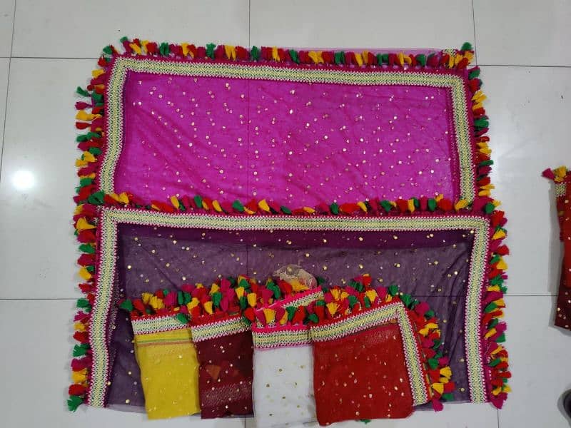 Net Dupatta with lace 0