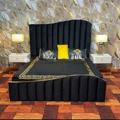 Bed/Double bed/single bed/king size bed/wood bed/poshish bed/Furniture