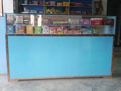 karyana shop like new counter and rack use  01 month