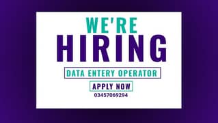 We are Hiring Females CSR & Data Entry Operators