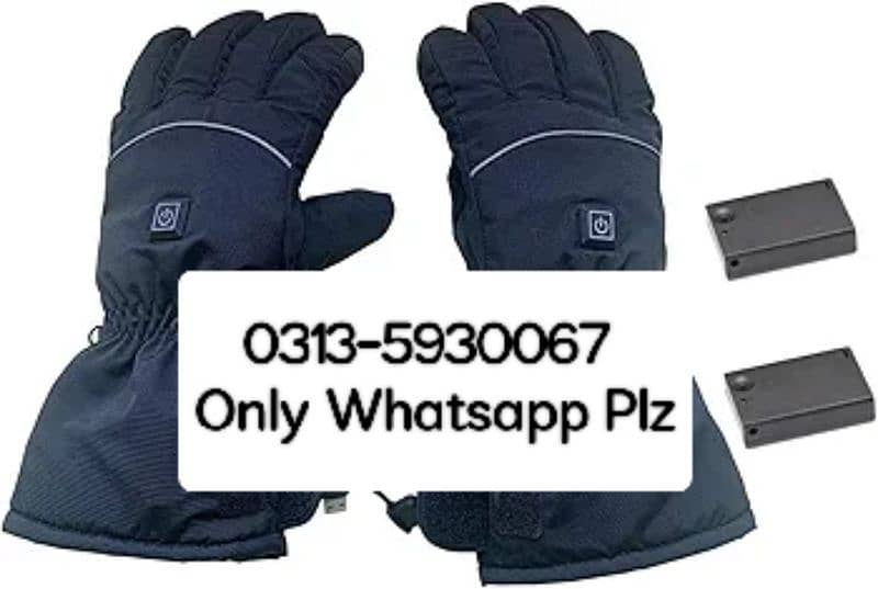 Bike Motorcycles Heated Gloves Hand Warmer battery usb rechargeable 0