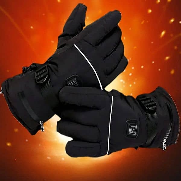 Bike Motorcycles Heated Gloves Hand Warmer battery usb rechargeable 2