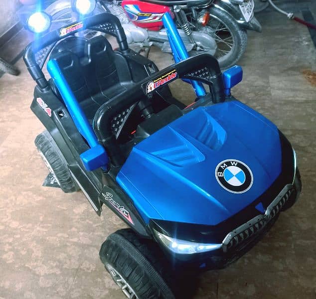 Kids BMW Jeep car jambo size all ok with swing function ,remotecontrol 4