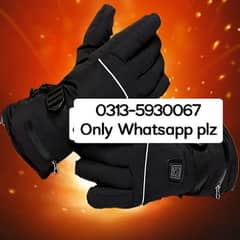 Bike gloves sports outdoor heated electric rechargeable gloves battery