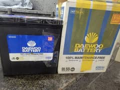 Daewoo  DL-55 (40Ah) Maintenance Free Dry Battery