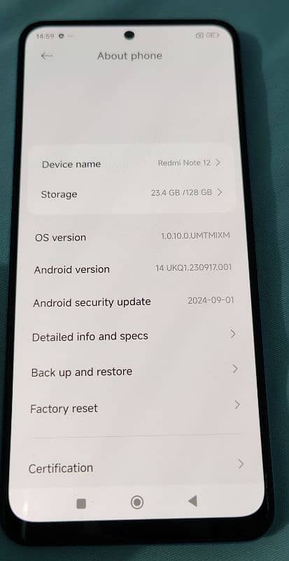 Xiaomi Redmi Note 12 ( 8+128 ) Blue 3