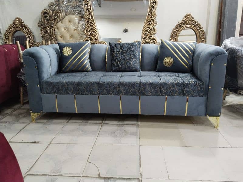 L shape corner sofa/ 3,2,1 sofa set / in velvet texture fabric stuff 10