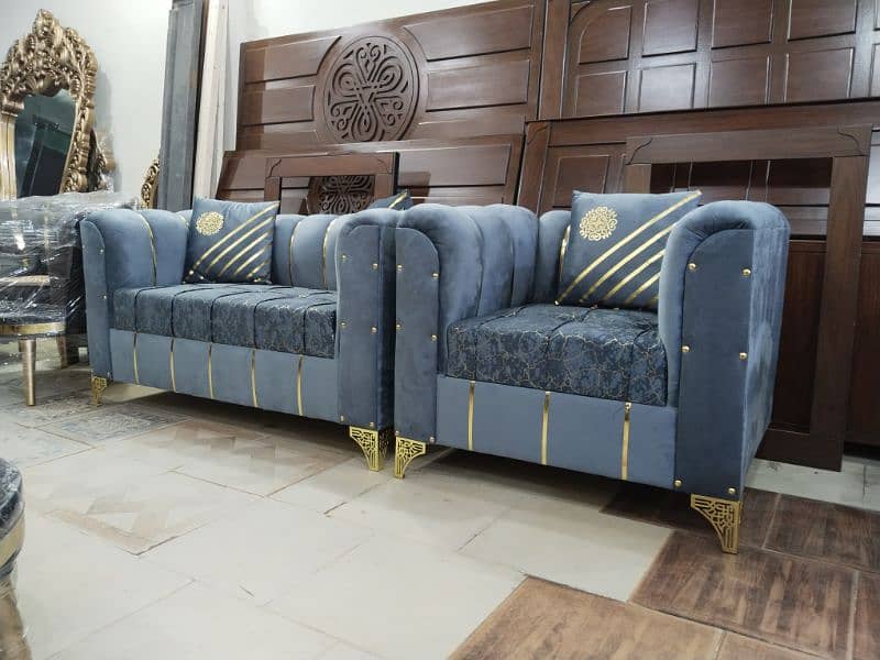 L shape corner sofa/ 3,2,1 sofa set / in velvet texture fabric stuff 12