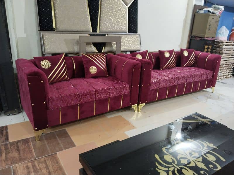 L shape corner sofa/ 3,2,1 sofa set / in velvet texture fabric stuff 14