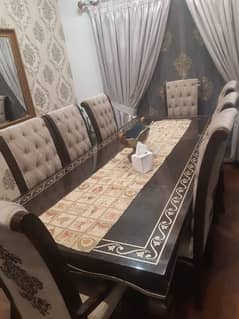 dining table and chairs