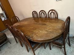 Dinning Table with 8 chairs