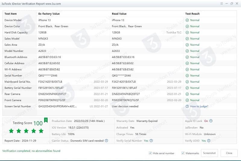 IPHONE 13 DUAL SIM PTA APPROVED 10