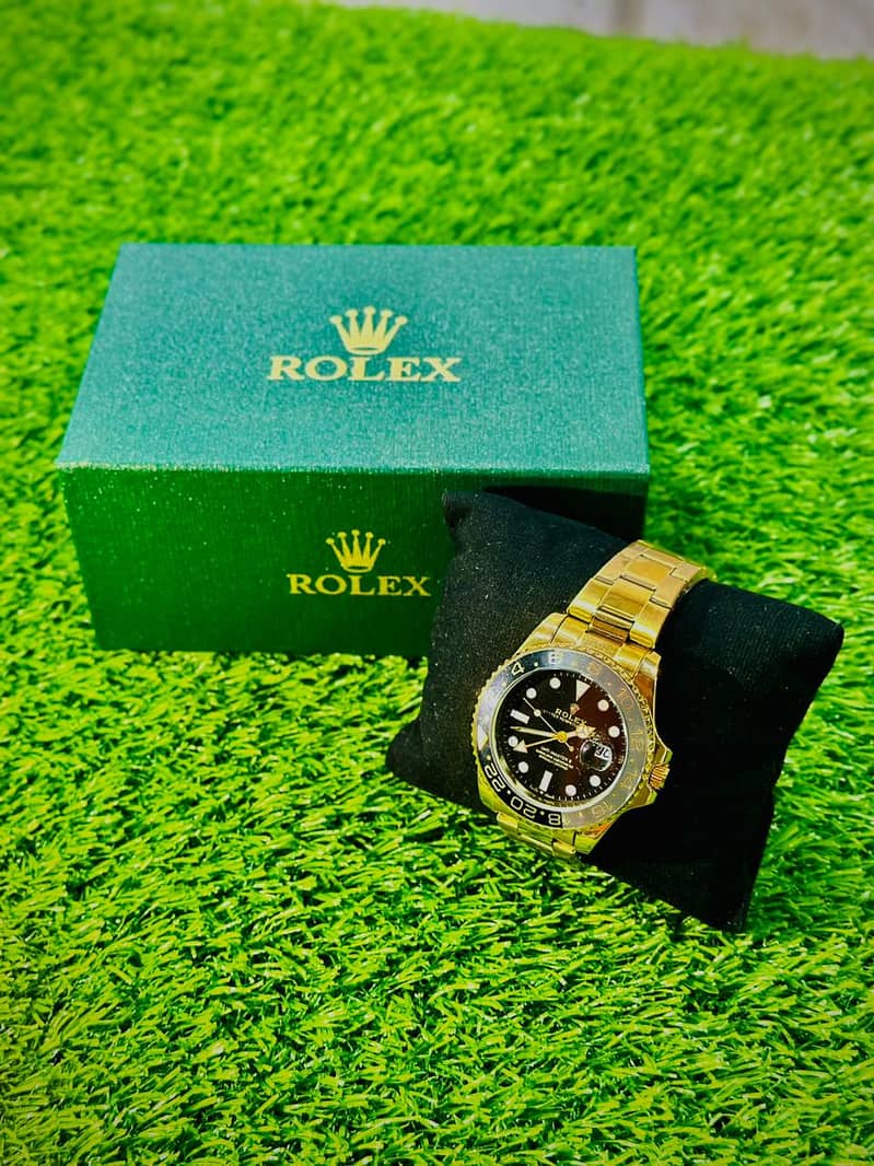 Brand New Rolex Gold with Black Dial |Luxury Rolex 1