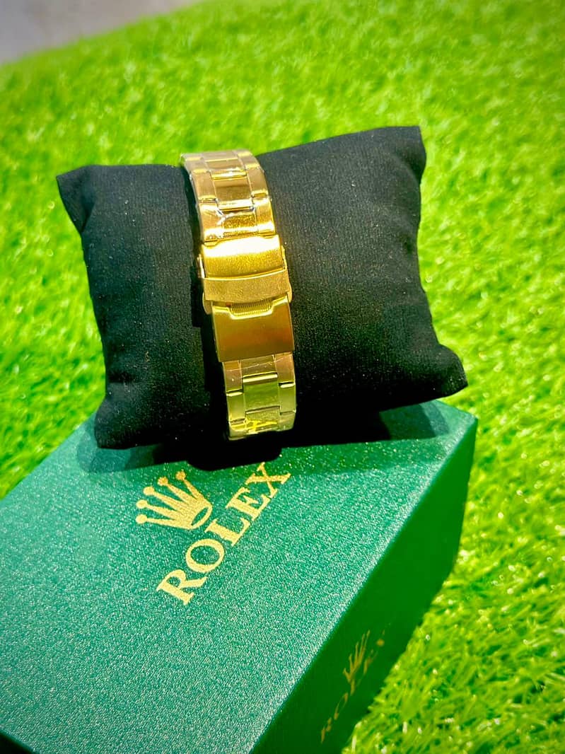 Brand New Rolex Gold with Black Dial |Luxury Rolex 2