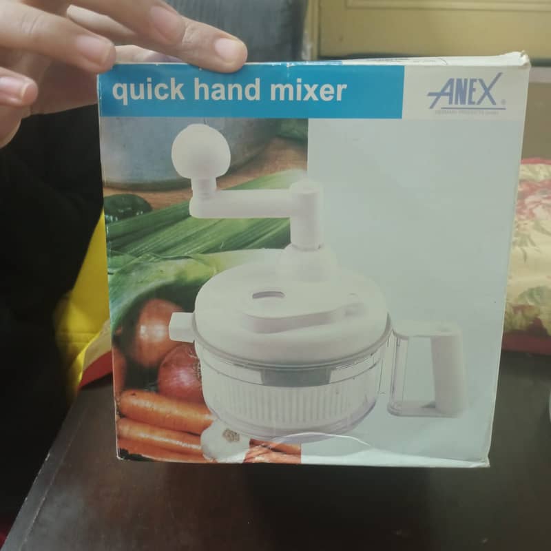 ANEX-Hand Mixer/Chopper – Multi-Purpose & Reliable 3