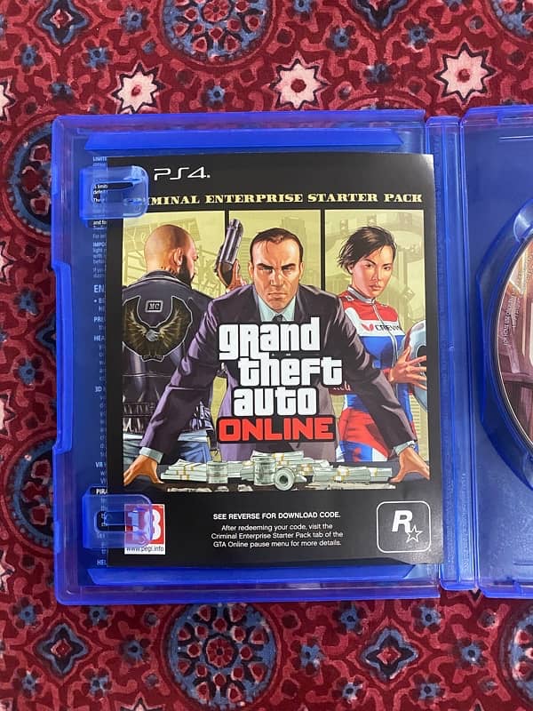 PS4 GTA 5 premium edition disc 2