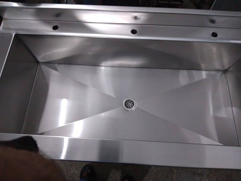 washing sink double stainless Steel non magnet 3