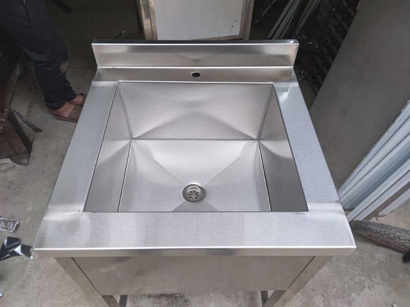 washing sink double stainless Steel non magnet 5