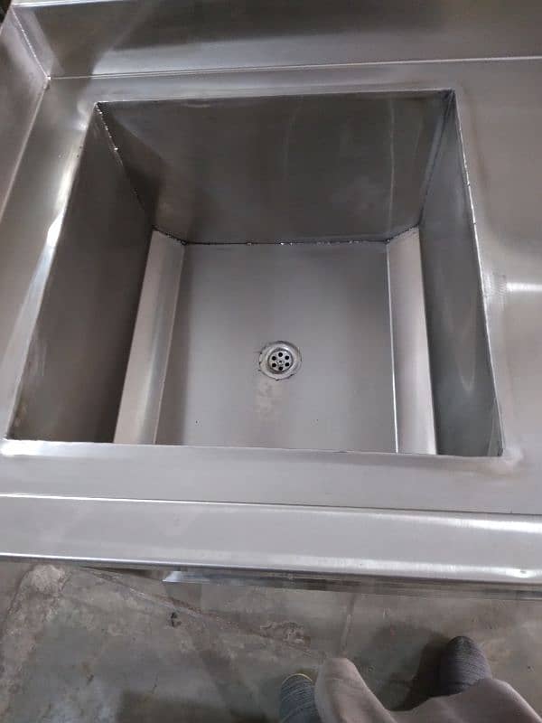 washing sink double stainless Steel non magnet 7