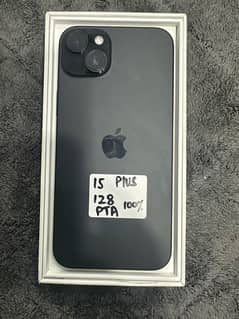 Apple iphone 15 plus 128gb Pta approved Black color