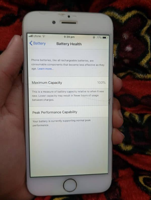 Iphone 6 Pta Approved 64Gb orginal Screen no change 9