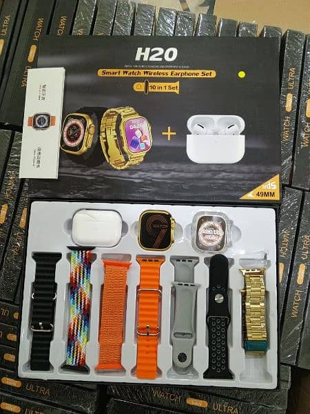 H20 budget smart  watch 7 in 1 strap watch men and women smart watch 5