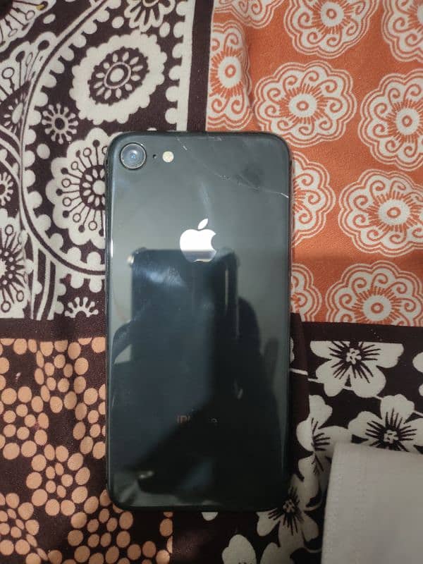 iphone 8 64gb  pta approved panel change with box back break 1