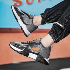 Men's Fashion Color Block Plush-Lined Warm Winter Sneakers