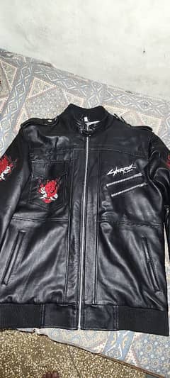 Cyberpunk 2077 Samurai leather jacket