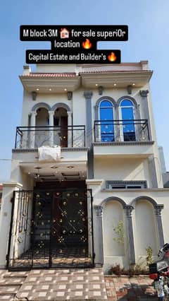 M Block Lavish Beautiful Double Story House Available For Sale Reasonable Price in Alrehman garden phase 2