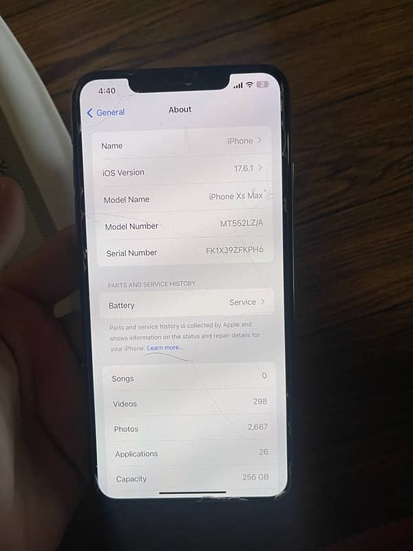 iphone XS Max 256gb PTA APPROVED 2