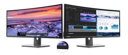 Mega offer  60% Off  Dell 34" 4K Carved Monitor