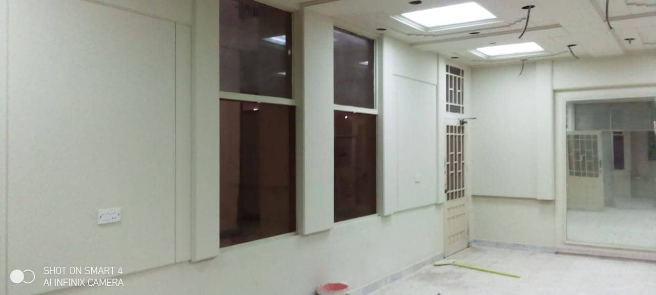 Almunium glass window partition glass doors work 3