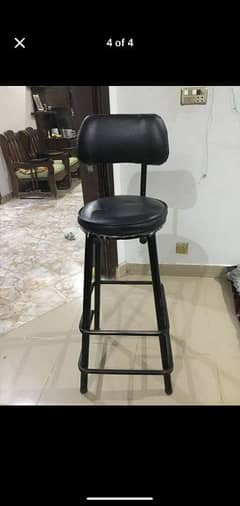 3 metal Stools .